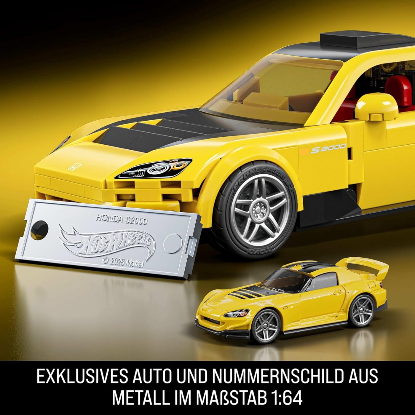 Mattel Brick Shop - JFR88 - 07 Honda S2000 - mit Metall Modell Mattel Brick Shop - JFR88 - 07 Honda S2000 - mit Metall Modell