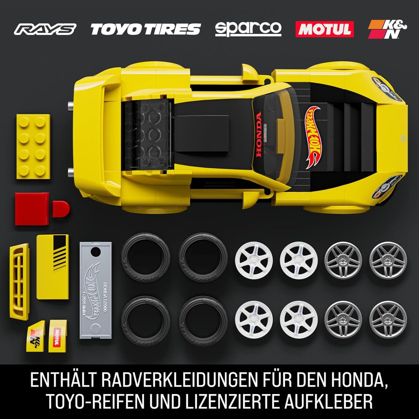 Mattel Brick Shop - JFR88 - 07 Honda S2000 - von oben Mattel Brick Shop - JFR88 - 07 Honda S2000 - von oben