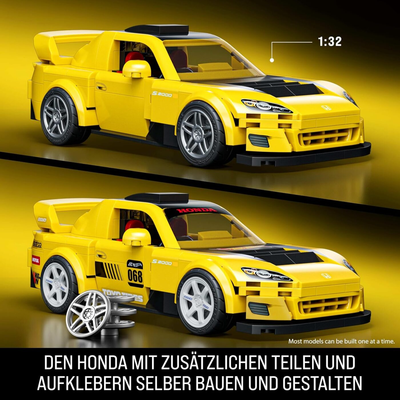 Mattel Brick Shop - JFR88 - 07 Honda S2000 - zwei versionen Mattel Brick Shop - JFR88 - 07 Honda S2000 - zwei versionen